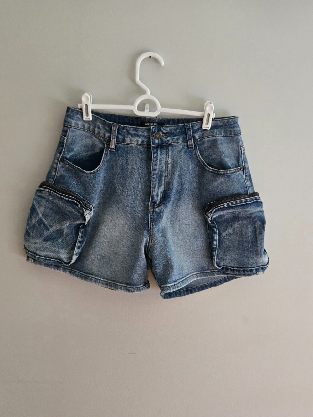 American BAZI Denim Shorts Size L